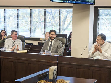 Trustee Arsh Kaler swearing in ceremony